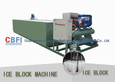 R507 / R404a-Kühlmittel 5 Tonne pro 24 Stunden Eis-Block, diemaschine für Eis-Geschäft herstellen