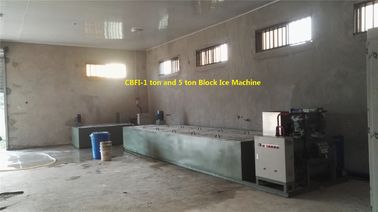 1 Tonne, 2 Tonne, 5 Tonne, 10 Tonne Eis-Block-Maschine mit Kühlmittel des Salzlösungs-Wasser-Behälter-R404a