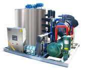 Seawater Type Flake Ice Machine For Aquatic Goods / Docks 10 Tons Per Day