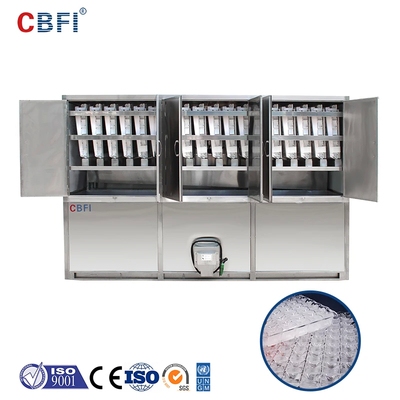Hochleistungs-Eiswürfelmaschine 38*38*22 mm Eiswürfelgröße Niedriggeräusch