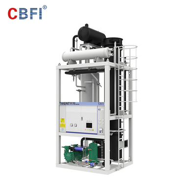 Klimarohr-Maschine des eis-15000Kg/Eis-Rohr-Hersteller-Siemens PLC-Prüfer