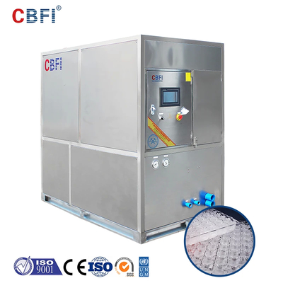 Eiswürfelmaschine aus Edelstahl mit Bizter/Frascold-Kompressor - mühelose Kühlung
