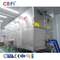 Kompaktes Layout Voll ausgestattete Eiswürfelmaschine hohe Effizienz 10 Tonnen / Tag Esswürfel Eis Fabrik