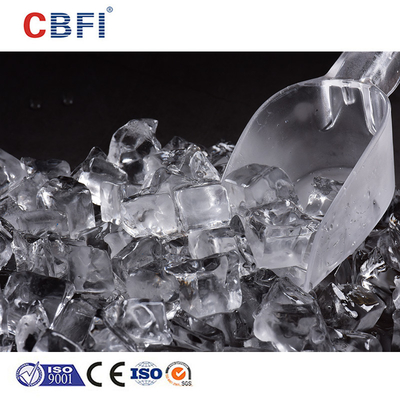 Luftkühl-Eiswürfelmaschine mit R22/R404A Kühlmittel und Edelstahlmaterial