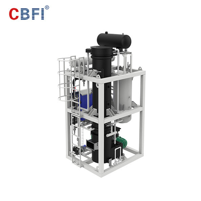 Speiseeiszubereitungs-Maschine R404A abkühlende Rohr-10000kg mit System PLC Siemens