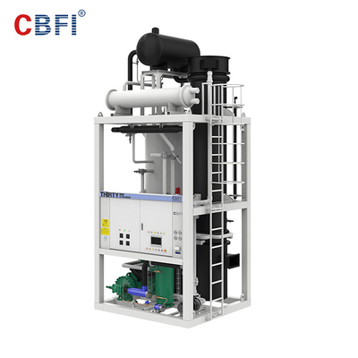 45 Ton Tube Automatic Edible Ice Maschine mit PLC-Programm-Steuerung