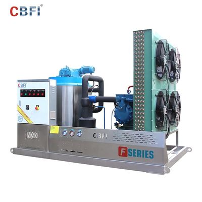 Hanbell Kompressor Flake Eismaschine 1-60 Tonnen / 24h Kapazität Automatische Eisproduktion Maschine